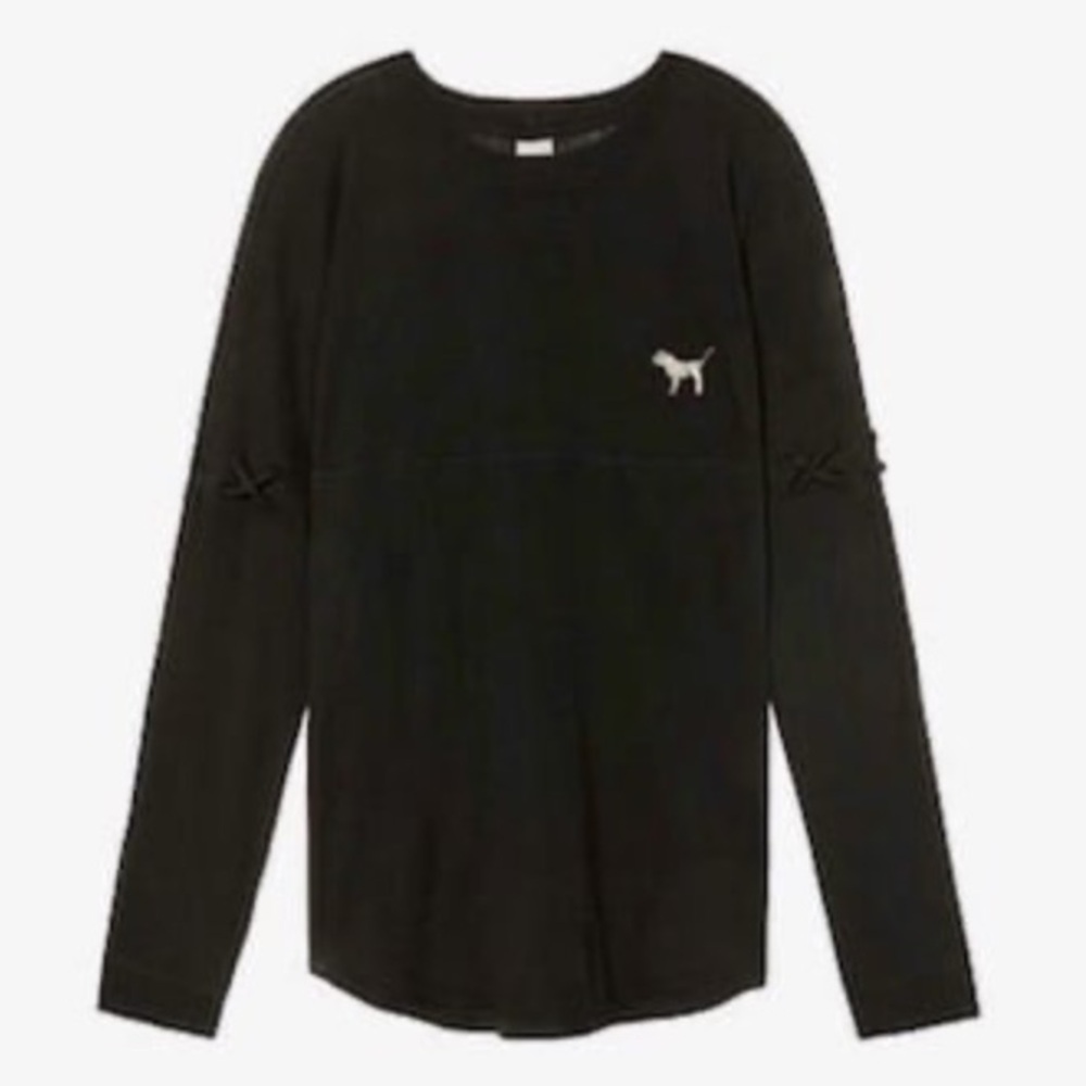 NWT VS PINK XS CREW LONG SLEEVE TSHIRT - Picture 5 of 6